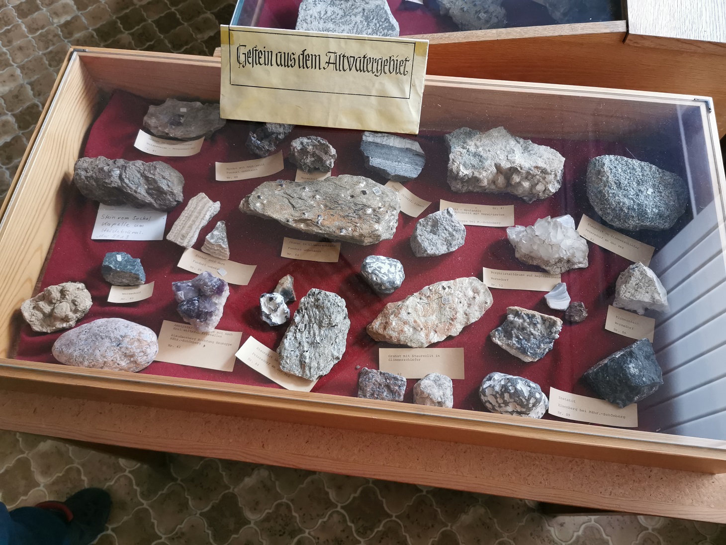 Steine aus dem Altvatergebirge